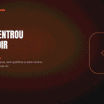 Arte com a frase "a IA já entrou sem pedir licença" sobre o tema shadow AI